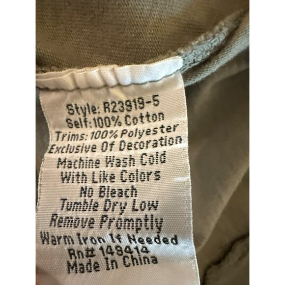 NWT Johnny Was Letty Olive Green Embroidered Woven Tunic Top Size XS - Picture 6 of 10